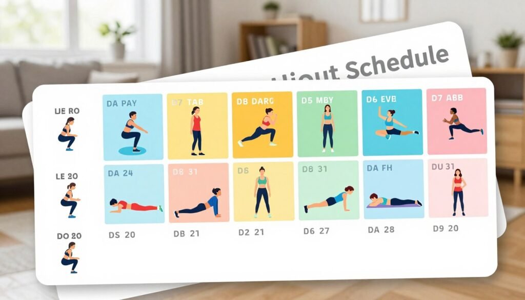 beginner workout schedule beginner workout schedule